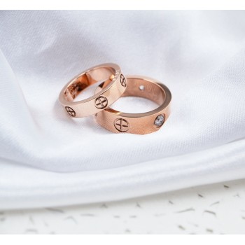 Lovers rings titanium wedding ring Carter Cross rings fashion jewelry best friends High-quality Promotion wholesale G0123