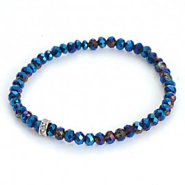 Colorful New Arrived Style Glass Crystal Beaded Bracelets Rope Distance Bracelet Femme Handmade Wrap Bracelet For women amp; Girls