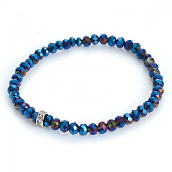 Colorful New Arrived Style Glass Crystal Beaded Bracelets Rope Distance Bracelet Femme Handmade Wrap Bracelet For women amp; Girls