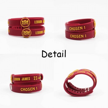 1PC Signature Sports Silicone Bracelets Jordan James Kobe Curry Irving Adjustable Bangles for Basketball Fans Adults Kids Gifts