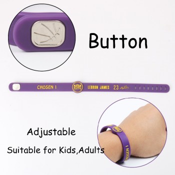 1PC Signature Sports Silicone Bracelets Jordan James Kobe Curry Irving Adjustable Bangles for Basketball Fans Adults Kids Gifts
