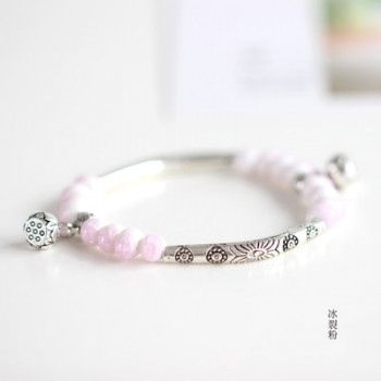 Womens Ceramic hand made DIY Bracelets Artware Retro bracelet for woman girl gift Fashion Jewelery wholesale #1555