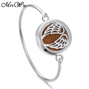 Tree of Life Locket Bracelet Bangle Christmas Stainless Steel Essential Oil Diffuser Perfume Aromatherapy Aromatherapy Bracelet