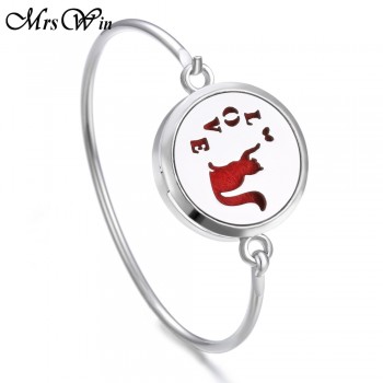 Tree of Life Locket Bracelet Bangle Christmas Stainless Steel Essential Oil Diffuser Perfume Aromatherapy Aromatherapy Bracelet