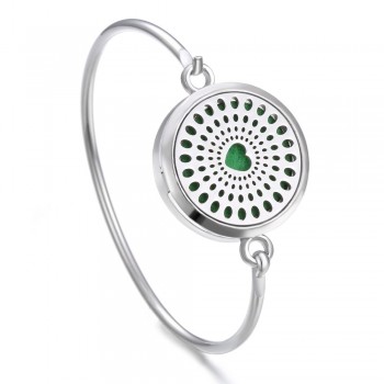 Tree of Life Locket Bracelet Bangle Christmas Stainless Steel Essential Oil Diffuser Perfume Aromatherapy Aromatherapy Bracelet