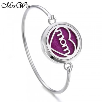 Tree of Life Locket Bracelet Bangle Christmas Stainless Steel Essential Oil Diffuser Perfume Aromatherapy Aromatherapy Bracelet