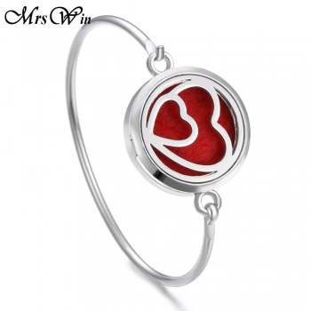 Tree of Life Locket Bracelet Bangle Christmas Stainless Steel Essential Oil Diffuser Perfume Aromatherapy Aromatherapy Bracelet