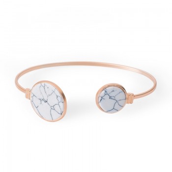 New Wedding Jewelry Gold/Silver Plated Open Cuff Bracelets Simple Double Simulated Pearl Ball Bead Adjustable Bangles For Women