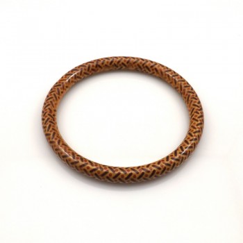 Wholesale 24pcs Leopard Painted Wood Bangle Free Shipping, Guaranteed Chinese Antique Bangle