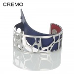 Cremo Stainless Steel Jewelry Cuff Braccelets For Women Bijoux Manchette Femmes Personalised Reversible Leather Bangle Bracelet