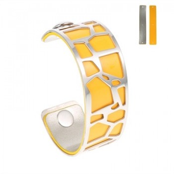 Cremo Stainless Steel Jewelry Cuff Braccelets For Women Bijoux Manchette Femmes Personalised Reversible Leather Bangle Bracelet