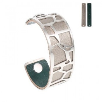 Cremo Stainless Steel Jewelry Cuff Braccelets For Women Bijoux Manchette Femmes Personalised Reversible Leather Bangle Bracelet