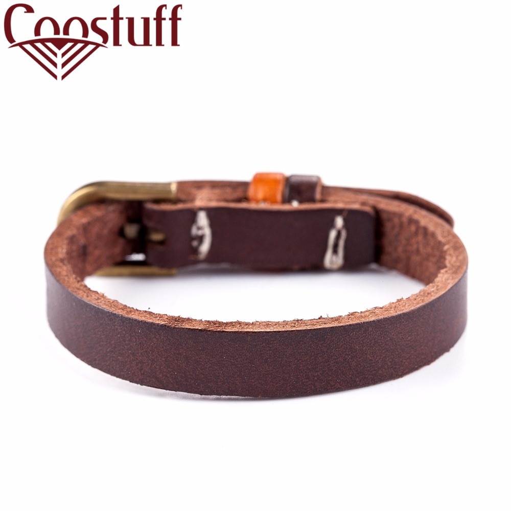 2017 New Men Bracelet for Women Vintage jewelry Genuine Leather Bracelet pulseira feminina bracelets amp; bangles,bracelet men