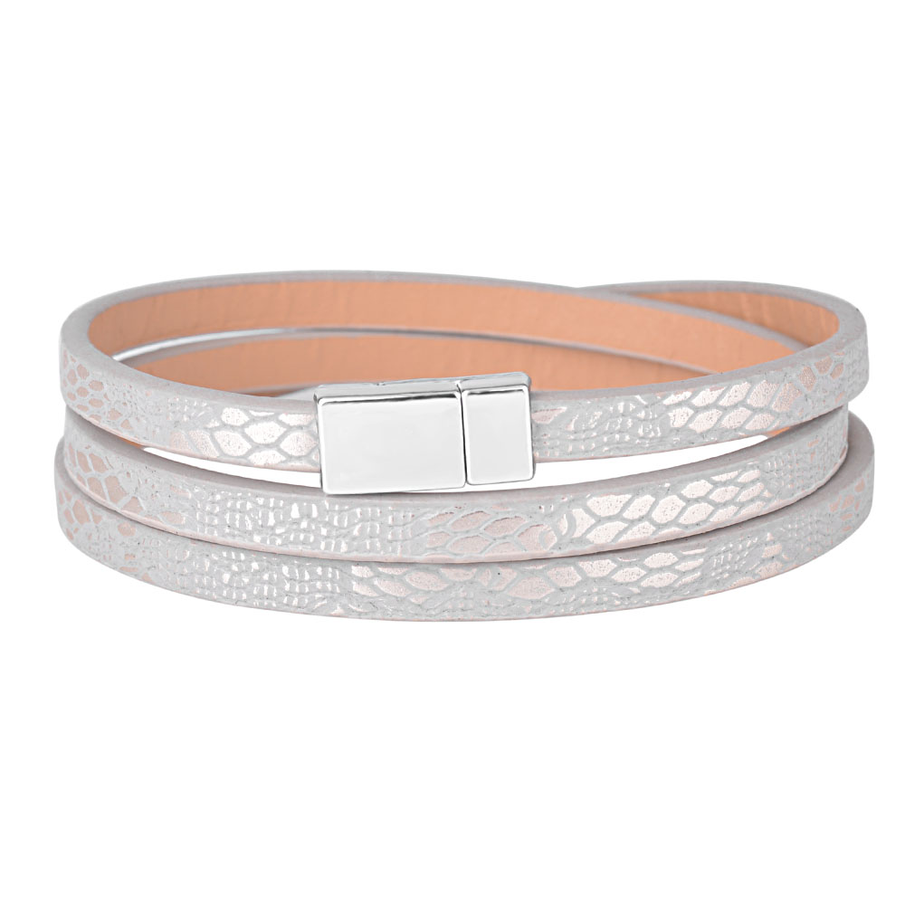 Kirykle Fashion Jewelry Simple style multilayer Wrap leather bracelet High Quality  Magnet Bracelets  For Women Cuff Gift