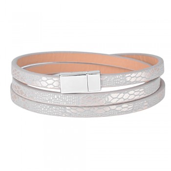 Kirykle Fashion Jewelry Simple style multilayer Wrap leather bracelet High Quality  Magnet Bracelets  For Women Cuff Gift