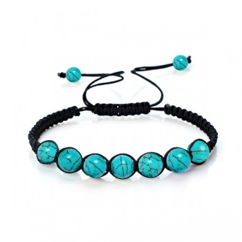 New Fashion Natural Stone Yoga Bracelet  8mm Tiger Eye Lapis Lazuli Purple Quartz Beaded Handmade Rope Bracelets For Women Men