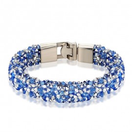 JANEYACY Brand 2017 New Fashion Crystal Bracelet Men Bracelet Women Bracelet Best Gift 1-10 Color