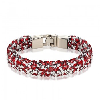 JANEYACY Brand 2017 New Fashion Crystal Bracelet Men Bracelet Women Bracelet Best Gift 1-10 Color