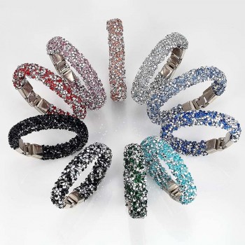 JANEYACY Brand 2017 New Fashion Crystal Bracelet Men Bracelet Women Bracelet Best Gift 1-10 Color