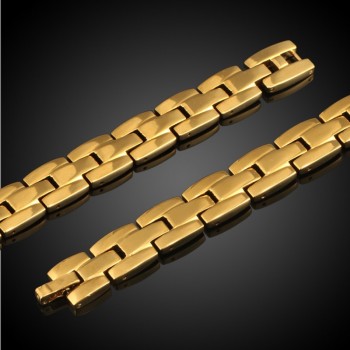 Octbyna New Arrival Energy Magnetic Health Bracelets Bangles For Men Pure Copper Gold Silver Color Bracelet Men Jewelry Gift