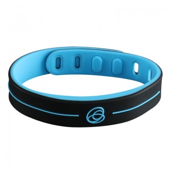 Noproblem Ion Balance Sports Germanium Tourmaline Power Hologram Silicone Therapy Waterproof Bracelet