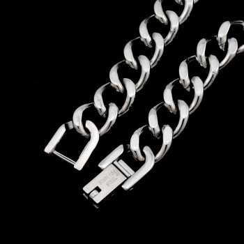 ATGO Men Women Medical Alert Heart ID Bracelet amp; Bangle 316L Stainless Steel Link Chain Wrist Medico Jewelry Party Gift BB1425