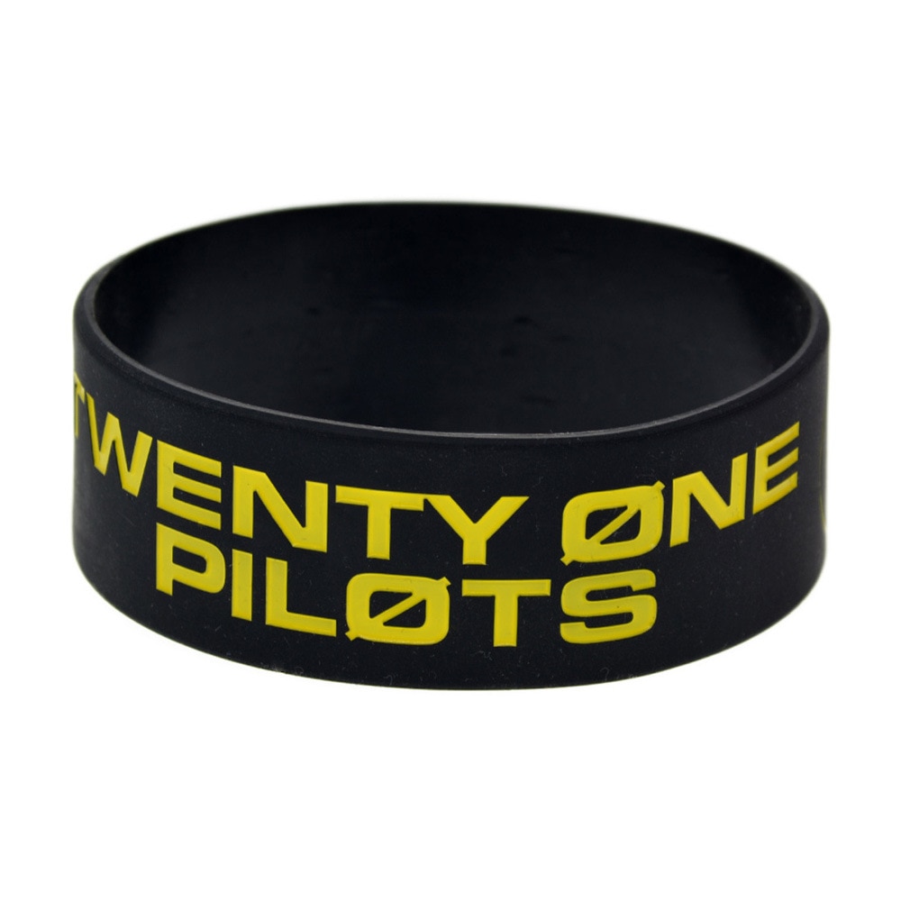 1pc Classic Decoration Bracelet Twenty One Pilots Trench Silicone Wristband Music Fans Souvenirs