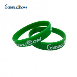 YERLLSOM 50pcs/Lot High Quality Customized personal printed rubber silicone bands for events Y101003