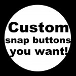 New DIY custom snap buttons 12mm/18mm/20mm silver /golden snap buttons wholesale Personalized Photo