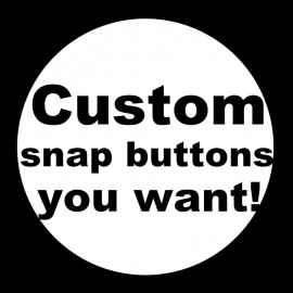 New DIY custom snap buttons 12mm/18mm/20mm silver /golden snap buttons wholesale Personalized Photo