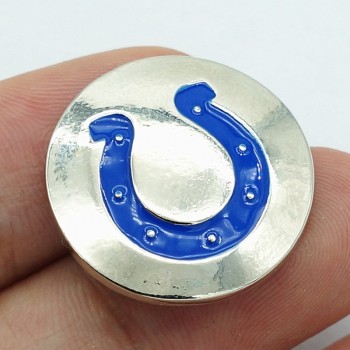 Fashion Hot Football team NCAA 18MM snap buttons fit snap bracelet snap jewelry wholesale KZ1389