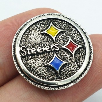Fashion Hot Football team NCAA 18MM snap buttons fit snap bracelet snap jewelry wholesale KZ1389