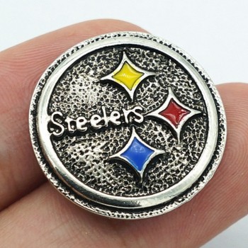 Fashion Hot Football team NCAA 18MM snap buttons fit snap bracelet snap jewelry wholesale KZ1389