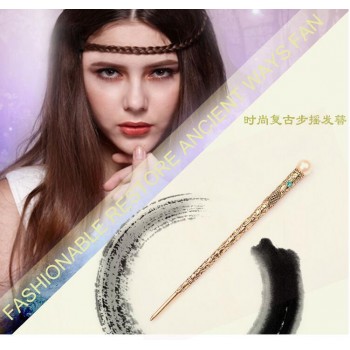 2016 Retro Nature peals simple Hair stick Bob Handmade vintage Women jewelry Chinese hair stick Gift