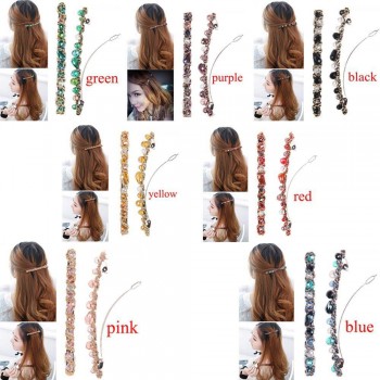 iMucci Women Rhinestone Crystal Hairpin Barrette Hair Clip