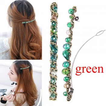 iMucci Women Rhinestone Crystal Hairpin Barrette Hair Clip