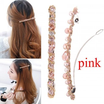 iMucci Women Rhinestone Crystal Hairpin Barrette Hair Clip