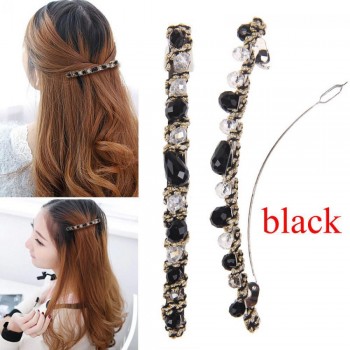 iMucci Women Rhinestone Crystal Hairpin Barrette Hair Clip