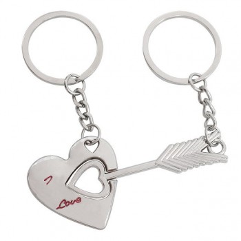 2 Pcs/Set Puzzle Letter Youre My Person Couple Keychain Lovers BBF Key Chain Holder Love Heart Best Friends Christmas Gifts