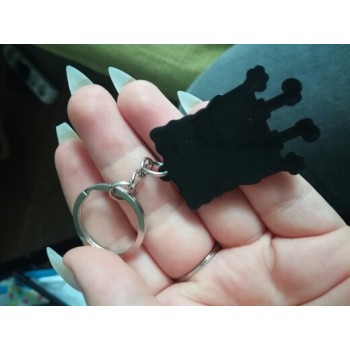 1pcs Avengers Super Mario Mickey Troll Cartoon Figure Key Chain PVC Anime Key Ring Kid Toy Pendant Keychain Key Holder Xmas Gift