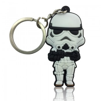 1pcs Avengers Super Mario Mickey Troll Cartoon Figure Key Chain PVC Anime Key Ring Kid Toy Pendant Keychain Key Holder Xmas Gift