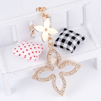Creative Clover Keychain Gold Key Holder Metal Key Chain Fashion Keyring Charm Bag Auto Pendant Gift Wholesale Price