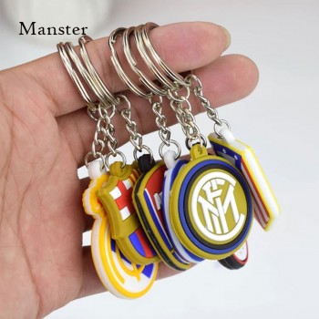 Football CR7 C.RONALDO Messi Bale Salah Sanchez Keychain Soccer Spain World Cup Europes Football leagues Key Chains Mens Gift