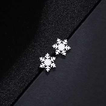 CACANA Stainless Steel Sets For Women Snow Shape Necklace Bracelet Earring Jewelry Lovers Engagement Jewelry S193