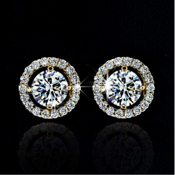 Top Quality Exquisite Women Wedding Necklace Earring Ring Jewelry Set silver plated silver Plated Zircon Crystal