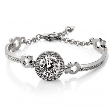 Top Quality Exquisite Women Wedding Necklace Earring Ring Jewelry Set silver plated silver Plated Zircon Crystal