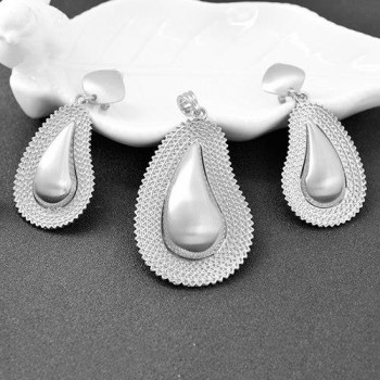 ZEADear Jewelry Dubai Big Jewelry Sets For Women Earrings Pendant Necklace Water Drop Jewelry For Wedding Anniversary Unique Set