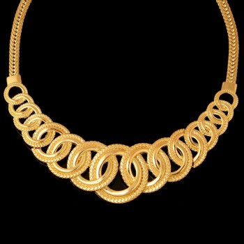 Kindlegem Luxury Parure Bijoux Femme Dubai Gold Geometric Big Necklace Sets Fashion Indian African Jewelry Sets For Women