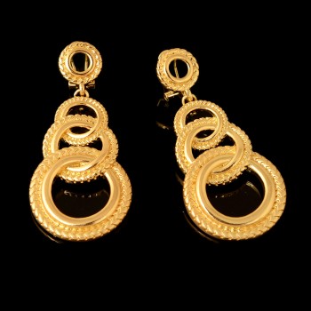 Kindlegem Luxury Parure Bijoux Femme Dubai Gold Geometric Big Necklace Sets Fashion Indian African Jewelry Sets For Women