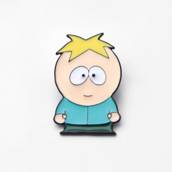 P2345 Dongmanli Cartoon South Park Figure Metal Enamel Brooch Pin Denim Jacket Shirt Enamel Pin Badge Jewelry Gift for Girl Boy
